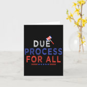 Due Process Cool Graphic voor alle grappige T-shir Kaart (Gele Bloem)