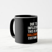 Due to Inflation Halloween Mug Mok (Voorkant links)
