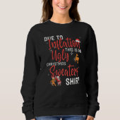 due to inflation this is my christmas ugly sweater (Voorkant)