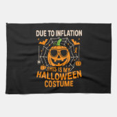 Due to Inflation This is My Halloween Theedoek (Horizontaal)