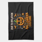 Due to Inflation This is My Halloween Theedoek (Verticaal)