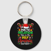 Due To Inflation This Is My Ugly Sweater Family Ch Sleutelhanger (Voorkant)
