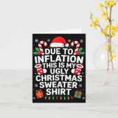 Due To Inflation This Is My Ugly Sweater For Chris Kaart (Gele Bloem)