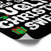 Due To Inflation Ugly Christmas Sweater Xmas Men W Poster (Hoek)