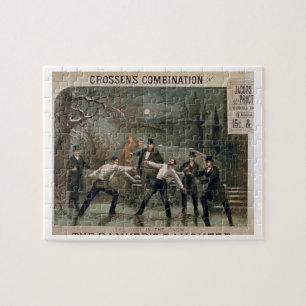 'Duel in the Snow', poster voor 'The Banker's Daug Legpuzzel