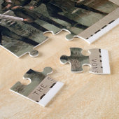 'Duel in the Snow', poster voor 'The Banker's Daug Legpuzzel (Zijkant)