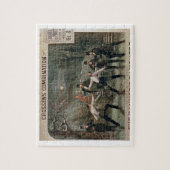 'Duel in the Snow', poster voor 'The Banker's Daug Legpuzzel (Verticaal)