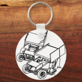 Duel Sprint Sleutelhanger (Voorkant)