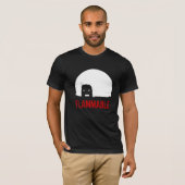 Duel Truck t-shirt FLAMMABLE -  (Voorkant volledig)