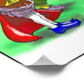 Dueling Banjoes Funny Cartoon Poster van Rick Lond (Hoek)