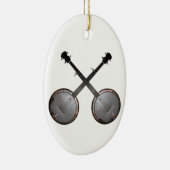 Dueling Banjos Chistmas Year Templat Ornament (Rechts)