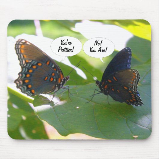 Dueling BFF's (Butterfly Friends Forever) Muismat (Voorkant)