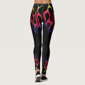 Dueling Flame Leggings Yoga Pants (Achterkant)