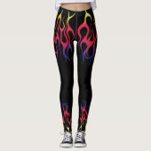 Dueling Flame Leggings Yoga Pants (Voorkant)