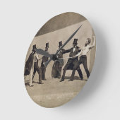 Dueling (foto) ronde klok (Hoek)