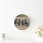 Dueling (foto) ronde klok (Huis)