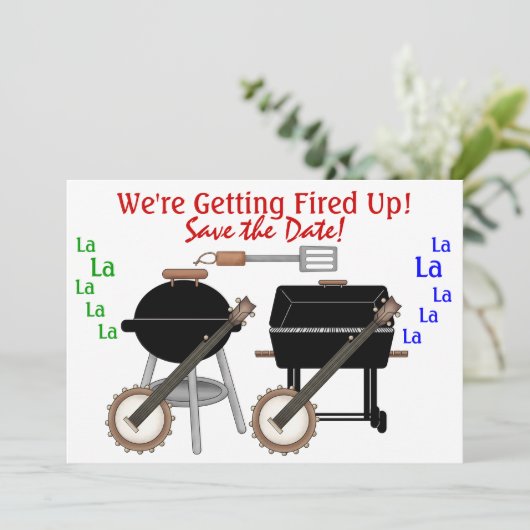 Dueling Grills! SRF Save The Date (Staand voorkant)