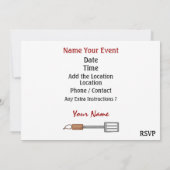 Dueling Grills! SRF Save The Date (Achterkant)