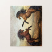 Dueling Horses Puzzle Legpuzzel (Verticaal)