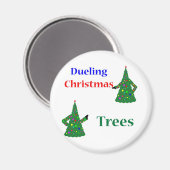 Dueling Kerstbomen Magneet (Voorkant / Achterkant)