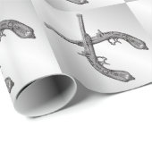 Duelpistolen Zilver Cadeaupapier (Rol Hoek)