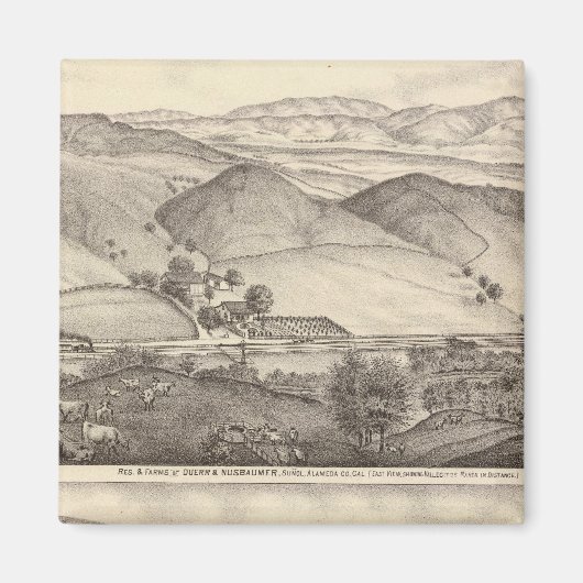 Duerr, Nusbaumer, Bachelder ranches Magneet (Voorkant)