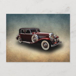 Duesenberg (Duesy) Model J Classic Car Briefkaart