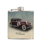 Duesenberg/Duesy Model J Classic Car Personalized Heupfles (Voorkant)