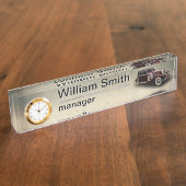 Duesenberg/Duesy Model J Classic Car Personalized Naambordje (Zijkant)