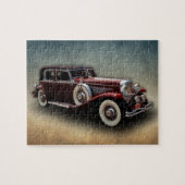Duesenberg (Duesy) Model J Klassieke auto Legpuzzel (Horizontaal)