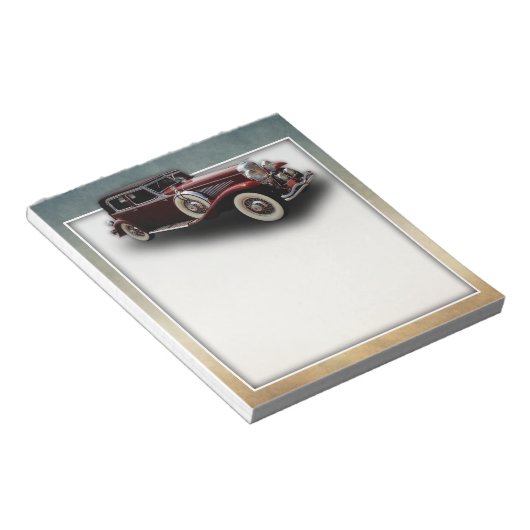 Duesenberg (Duesy) Model J Klassieke auto Notitieblok (Schuin)