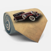 Duesenberg (Duesy) Model J Klassieke auto Stropdas (Opgerold)