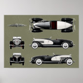 Duesenberg speedster poster (Voorkant)