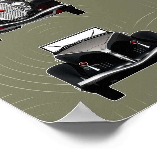 Duesenberg speedster poster (Hoek)