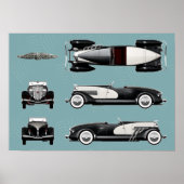 Duesenberg speedster poster (Voorkant)