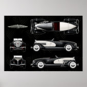 Duesenberg speedster poster (Voorkant)