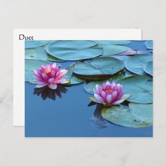 Duet Aankondigingskaart (Voorkant / Achterkant)