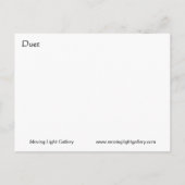 Duet Aankondigingskaart (Achterkant)