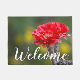 Duet Firelight cactus flower Doormat Deurmat