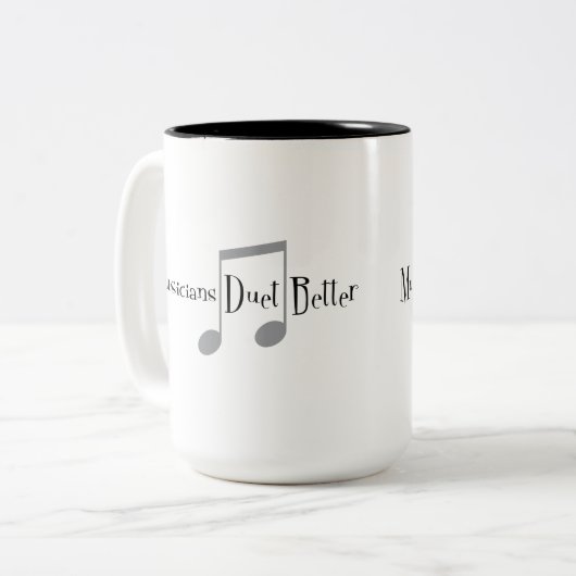 Duet (noot) Grote Mok (Voorkant links)