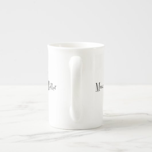 Duet (noten) Bone China Mok (Achterkant)