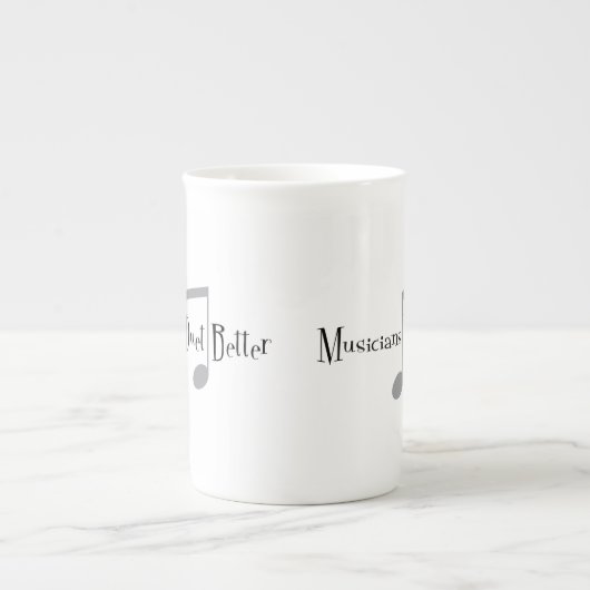 Duet (noten) Bone China Mok (Voorkant)