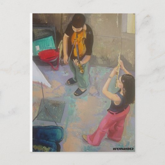 duetto briefkaart (Voorkant)