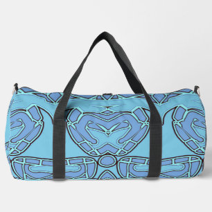 Duffel Bag, A blue color classic stijlvol design Plunjezak