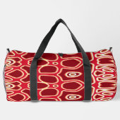 Duffel Bag, Een levendig rood klassiek stijlvol de Plunjezak (Achterkant)