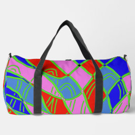 Duffel Bag, een meerkleurig klassiek stijlvol desi Plunjezak