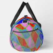 Duffel Bag, een meerkleurig klassiek stijlvol desi Plunjezak (Rechts)