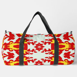 Duffel Bag, een meerkleurige klassieke stijlvolle Plunjezak