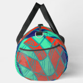 Duffel Bag, een meerkleurige klassieke stijlvolle Plunjezak (Rechts)