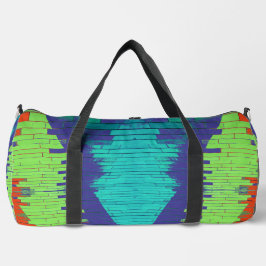 Duffel Bag, een meerkleurige klassieke stijlvolle Plunjezak